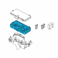 OEM Ford Police Interceptor Utility Fuse Box Diagram - L1MZ-14A068-H