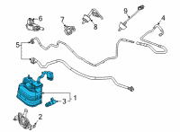 OEM Chevrolet Corvette Vapor Canister Diagram - 84802773