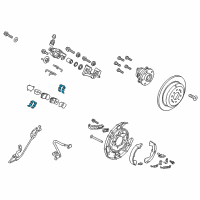 OEM 2016 Kia Sedona Spring-Pad Diagram - 58244A9000
