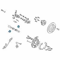 OEM 2017 Kia Sedona Spring-Pad Diagram - 58244A9000