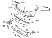 OEM 2022 Hyundai Elantra Lamp Assembly-Rear R/REFL, LH Diagram - 92405-AB000