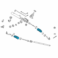 OEM 2016 Kia K900 Bellows-Steering Gear Box Diagram - 577403T200