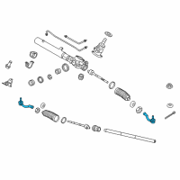 OEM 2017 Kia K900 End Assembly-Tie Rod LH Diagram - 568203T200