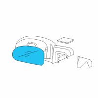 OEM 2006 Hyundai Sonata Mirror & Holder Assembly-Outside Rear Vi Diagram - 87611-0A000