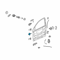 OEM 2005 Saturn Ion Link Asm, Front Side Door Check Diagram - 15780536