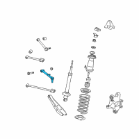 OEM Lexus Link Sub-Assy, Toe Control, LH Diagram - 48706-53020
