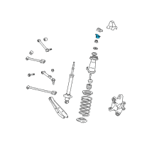 OEM 2014 Lexus IS350 Bracket, ACTUATOR Support Diagram - 48539-30030