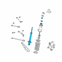 OEM Lexus ABSORBER Assembly, Shock Diagram - 48530-80454