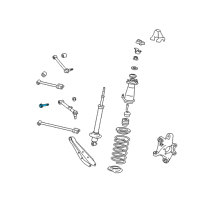 OEM Lexus GS450h Cam Sub-Assy, Rear Suspension Toe Adjust Diagram - 48409-30020