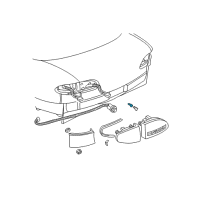 OEM Chevrolet Cavalier Socket Diagram - 89025036