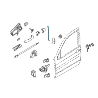 OEM 2002 BMW X5 Operating Rod Diagram - 51-21-8-402-543