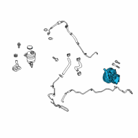 OEM 2011 Kia Forte Pump Assembly-Power STEE Diagram - 571001M100