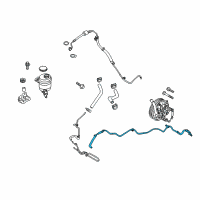 OEM 2011 Kia Forte Tube & Hose Assembly-Ret Diagram - 575601M501DS