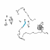 OEM Kia Forte Hose-Return Diagram - 575351M000