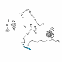 OEM Kia Tube Assembly-Oil Cooler Diagram - 575501M000