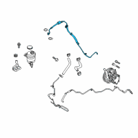 OEM 2011 Kia Forte Koup Hose Assembly-Power Steering Oil Pressure Diagram - 575101M100