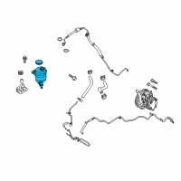 OEM 2011 Kia Forte Koup Reservoir Assembly-Power Diagram - 571501M000