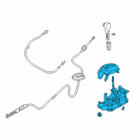 OEM 2016 Chevrolet City Express Gear Shift Assembly Diagram - 19316521