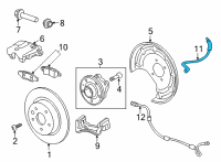 OEM 2022 Chevrolet Trailblazer Brake Hose Diagram - 60002337