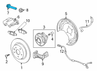 OEM 2022 Chevrolet Trailblazer Guide Pin Diagram - 13532632