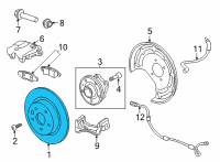 OEM 2022 Buick Encore GX Rotor Diagram - 13507431