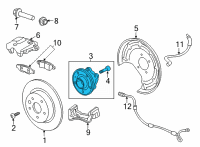 OEM 2022 Buick Encore GX Hub & Bearing Diagram - 13530971