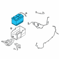OEM 2017 Lincoln MKC Battery Diagram - BAGM-48H6-760