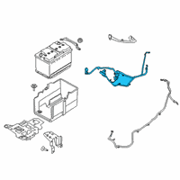 OEM Ford Escape CABLE ASY - BATTERY TO BATTERY Diagram - LX6Z-14300-J