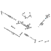 OEM Lexus SC400 Bearing(For Power Steering Control Valve Upper) Diagram - 90363-19002