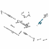 OEM Lexus LS430 Valve Sub-Assy, Power Steering Control Diagram - 44201-50180