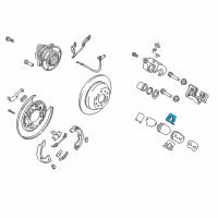 OEM 2014 Hyundai Santa Fe Sport Pad Liner Diagram - 58246-0W000