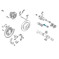 OEM 2018 Kia Rio Rod-Guide(B) Diagram - 582224D500