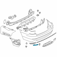 OEM BMW 535i xDrive Rear Reflector, Rear Left Diagram - 63-14-7-203-237