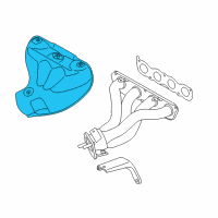 OEM Hyundai Sonata Protector-Heat Upper Diagram - 28525-2E200