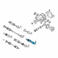 OEM Kia Borrego Joint Set-Inner Diagram - 496922J000