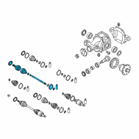 OEM Kia Borrego Joint Set-Outer Diagram - 496912J001