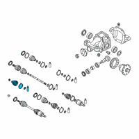 OEM Kia Borrego Boot Set-In Joint Diagram - 496952J000