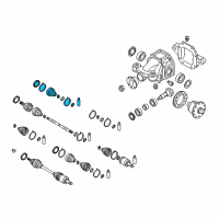 OEM 2009 Kia Borrego Boot Set-Out Joint Diagram - 496942J000