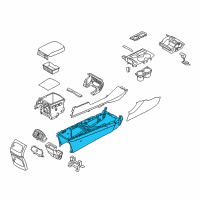 OEM 2020 Kia Sorento Console Assembly-Floor Diagram - 84610C6000BGG