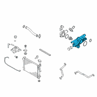 OEM 2010 Kia Rondo Case-Thermostat Diagram - 256202G600