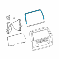 OEM 2015 Toyota 4Runner Run Channel Diagram - 68275-35032