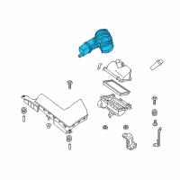 OEM Nissan Maxima Air Duct Diagram - 16576-4RA0A