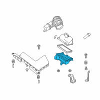 OEM Nissan Maxima Air Cleaner Housing Diagram - 16528-4RA0A