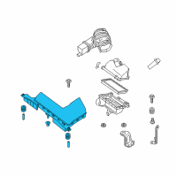 OEM 2016 Nissan Maxima Air Duct Diagram - 16554-4RA0A