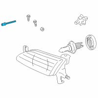 OEM Toyota Corolla Adjust Bolt Diagram - 81195-02010