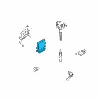 OEM 2010 Infiniti G37 Engine Ecm Control Module Rwd Automatic Diagram - 23710-1NS0B