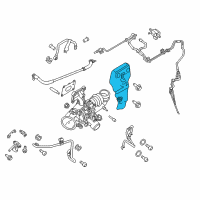 OEM 2017 Ford Special Service Police Sedan Heat Shield Diagram - CB5Z-9N454-B