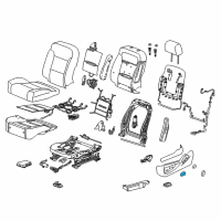 OEM 2019 Chevrolet Silverado 2500 HD Adjust Knob Diagram - 9063386