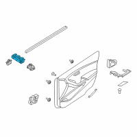 OEM 2015 Hyundai Elantra GT Unit Assembly-Power Window Main Diagram - 93571-A5010