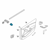 OEM 2013 Hyundai Elantra GT Switch Assembly-Outside Mirror Control Diagram - 93573-A5020